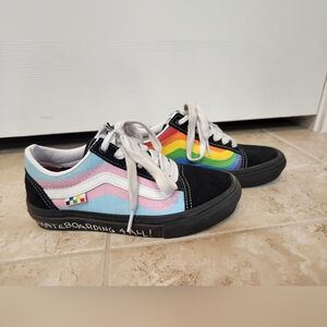 Colorful Kids Vans Skate Shoes
